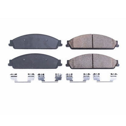 PowerStop Power Stop 05-07 Ford Five Hundred Front Z17 Evo Ceramic Brake Pad w/Hardware