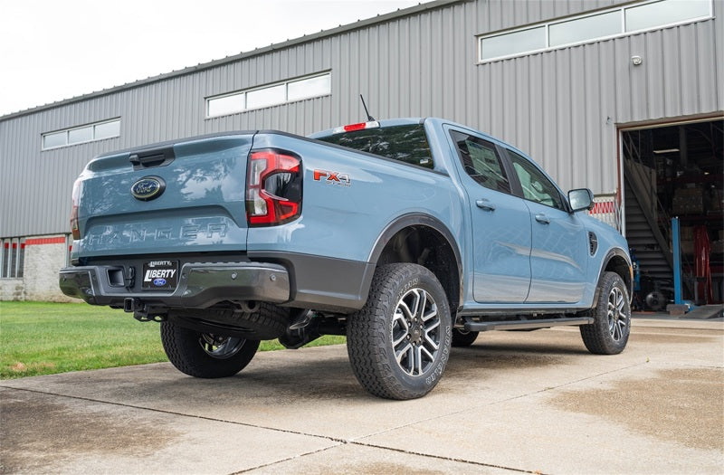 CORSA Performance Corsa 2024-2025 Ford Ranger 3IN Cat-Back Exhaust After Axle Exhaust Dump for Off-Road Use