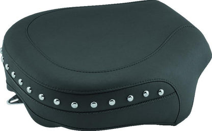 Mustang Motorcycle Mustang 00-11 Yamaha V-Star 1100 Classic,02-11 V-Star 1100 Silverado Touring 2PC Seat w/Studs- Black