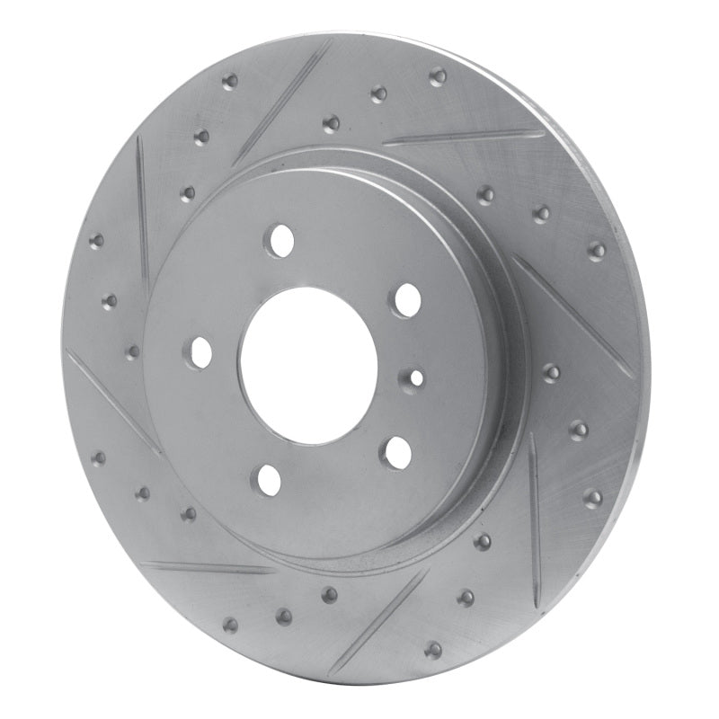 R1 Concepts R1 05-05 Buick TERRAZA Rear Left Drilled & Slotted Silver Brake Rotor
