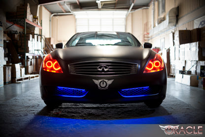 ORACLE Lighting Oracle Infiniti G37 Coupe 08-10 Halo Kit - ColorSHIFT w/o Controller