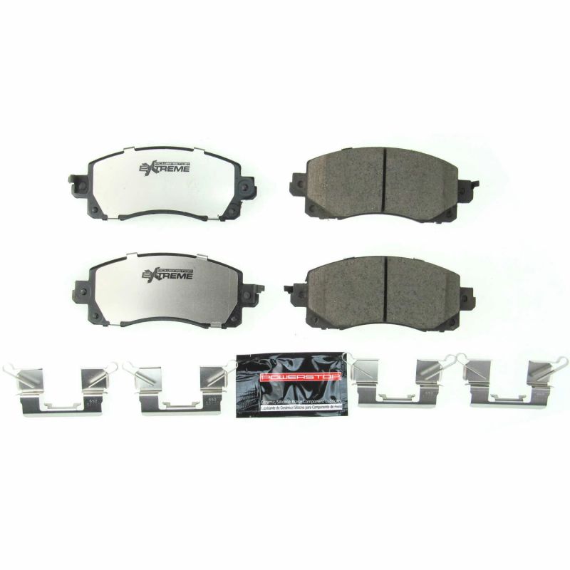 PowerStop Power Stop 18-19 Subaru Crosstrek Front Z26 Extreme Street Brake Pads w/Hardware