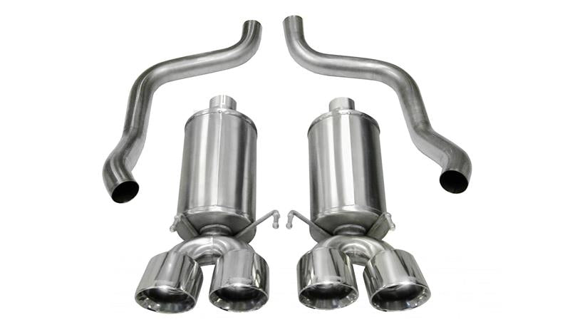 CORSA Performance Corsa 2009-2013 Chevrolet Corvette C6 6.2L V8 Polished Xtreme Axle-Back Exhaust