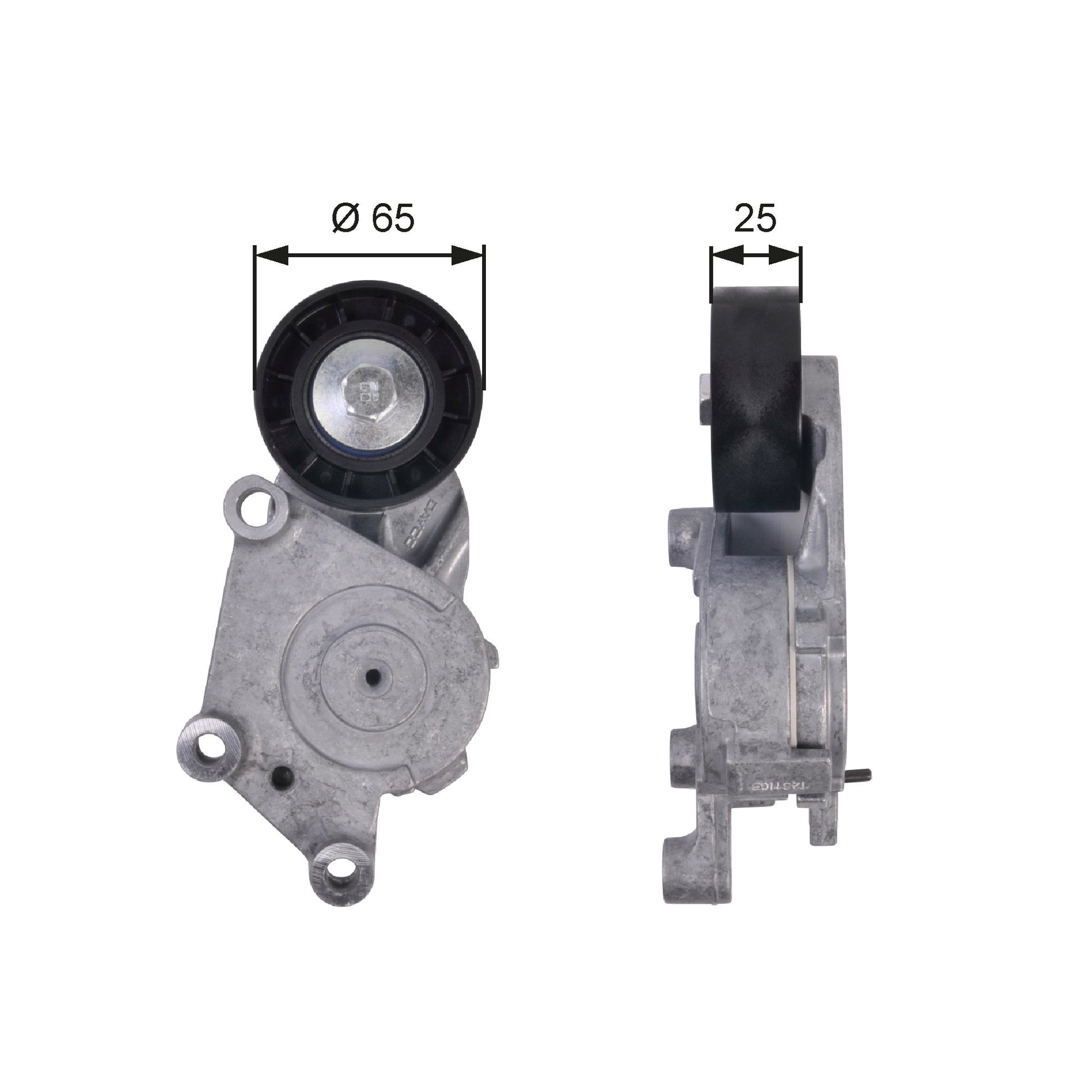 GATES GATT39125 V-Ribbed Belt Tensioner Pulley