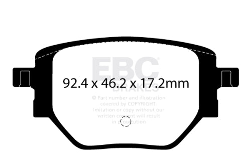 EBC DP42428R YELLOWSTUFF BRAKE PADS