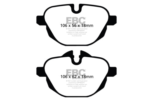 EBC DP52047NDX BLUESTUFF RACE BRAKE PADS
