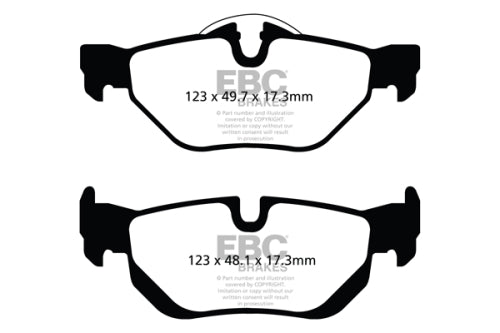 EBC DP52069NDX BLUESTUFF RACE BRAKE PADS