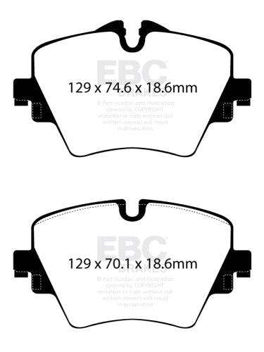EBC DP52245NDX BLUESTUFF RACE BRAKE PADS