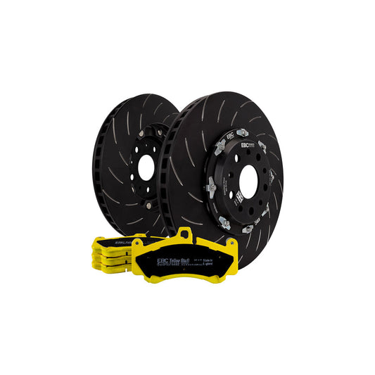 EBC P2DK001Y Honda Civic Front Kit Yellowstuff Pads & 2-Piece Fully-Floating Discs - ATE Caliper 1 | ML Performance US Car Parts