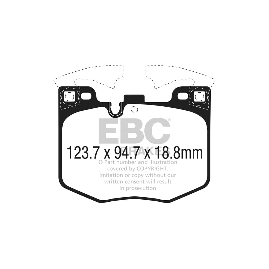 EBC PD02KF626 Brake Pad & Disc Kit 2 | ML Performance US Car Parts