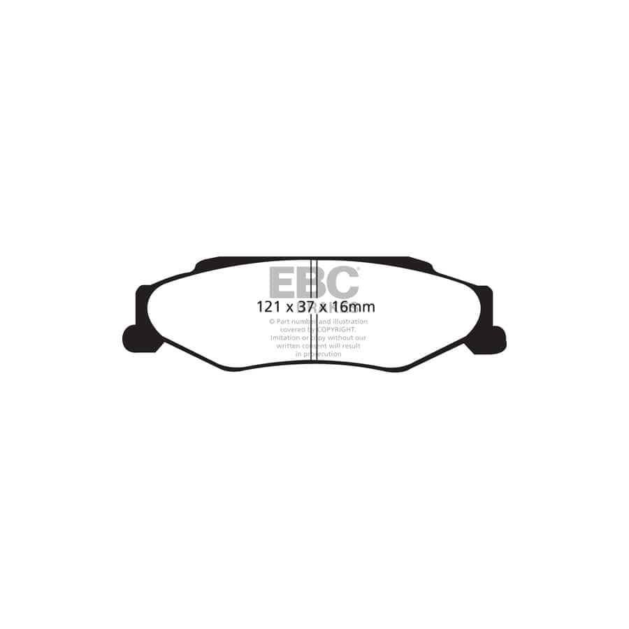 EBC PD02KR131 Brake Pad & Disc Kit 2 | ML Performance US Car Parts