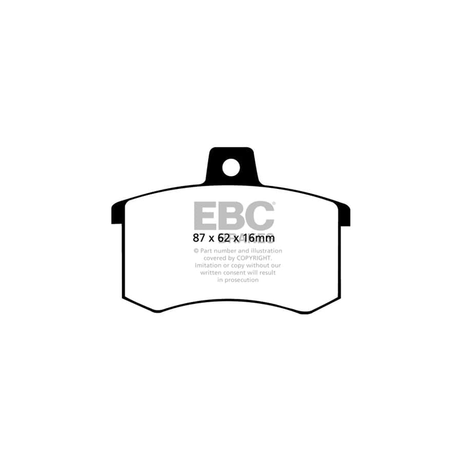 EBC PD02KR224 Brake Pad & Disc Kit 2 | ML Performance US Car Parts