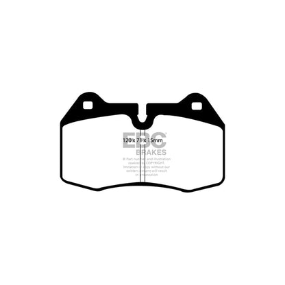 EBC PD04KF610 Nissan Bluestuff Front Brake Pad & Plain Disc Kit - Brembo Caliper (Inc. Skyline V35 & 350Z) 2 | ML Performance US Car Parts