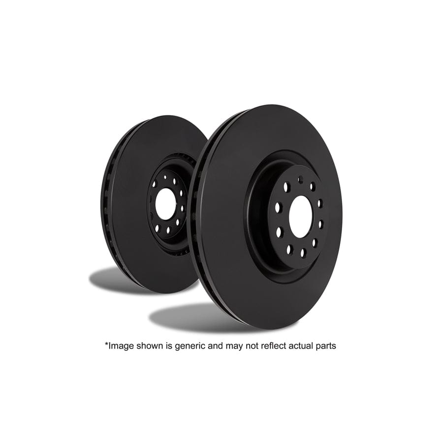EBC PD04KF610 Nissan Bluestuff Front Brake Pad & Plain Disc Kit - Brembo Caliper (Inc. Skyline V35 & 350Z) 3 | ML Performance US Car Parts