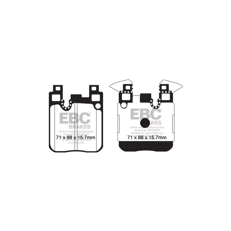 EBC PD05KR617 Brake Pad & Disc Kit 2 | ML Performance US Car Parts