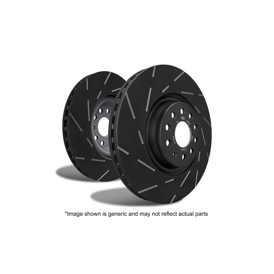 EBC PD06KF324 Jeep Greenstuff Front Brake Pad & USR Disc Kit (Inc. Cherokee, Grand Cherokee, Wrangler) 3 | ML Performance US Car Parts