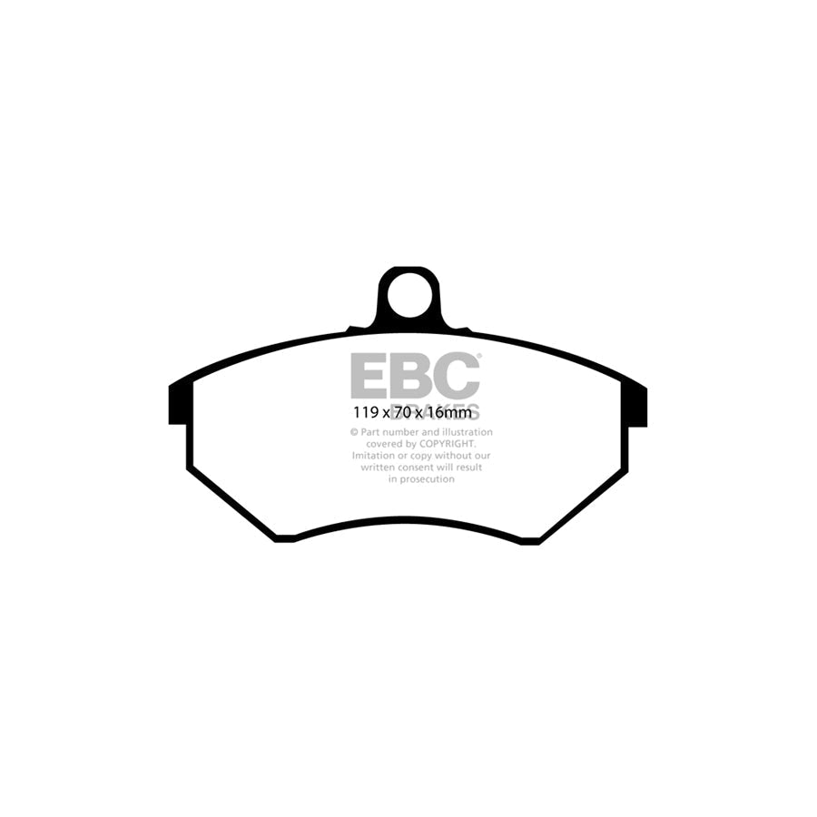 EBC PD06KF548 Seat VW Greenstuff Front Brake Pad & USR Disc Kit - Girling/TRW Caliper (Inc. Cordoba & Passat B3) 2 | ML Performance US Car Parts