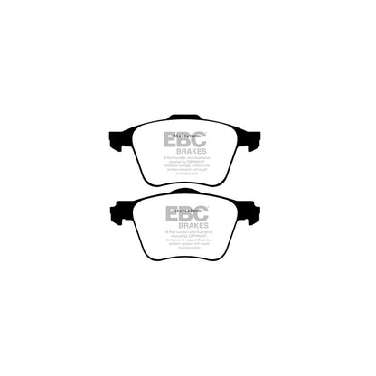 EBC PD07KF111 Volvo Redstuff Front Brake Pad & USR Disc Kit - TRW Caliper 2 | ML Performance US Car Parts