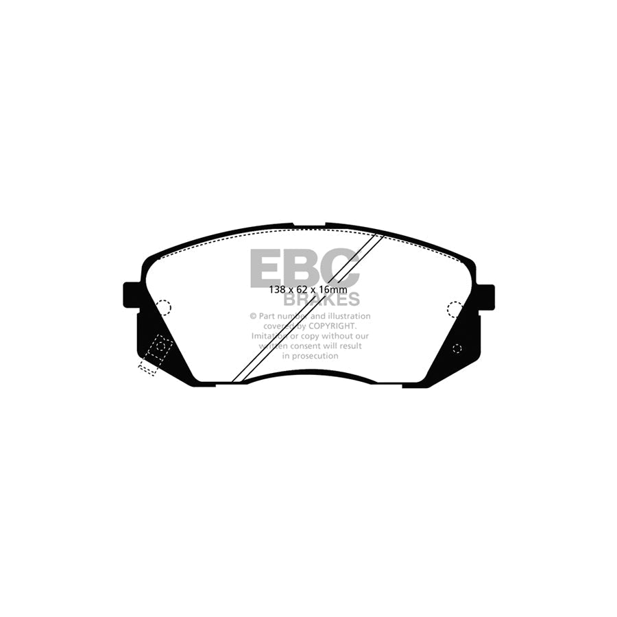 EBC PD08KF712 Brake Pad & Disc Kit 2 | ML Performance US Car Parts