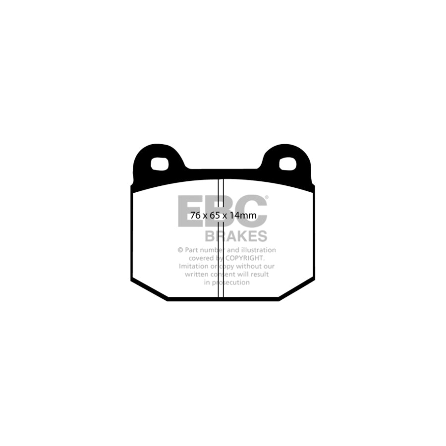 EBC PD09KR241 Nissan Bluestuff Rear Brake Pad & USR Disc Kit - Brembo Caliper (Inc. Skyline V35 & 350Z) 2 | ML Performance US Car Parts
