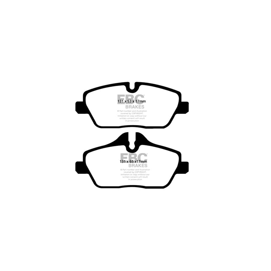 EBC PD11KF562 BMW E81 E87 Greenstuff Front Brake Pad & GD Disc Kit - TRW Caliper 2 | ML Performance US Car Parts
