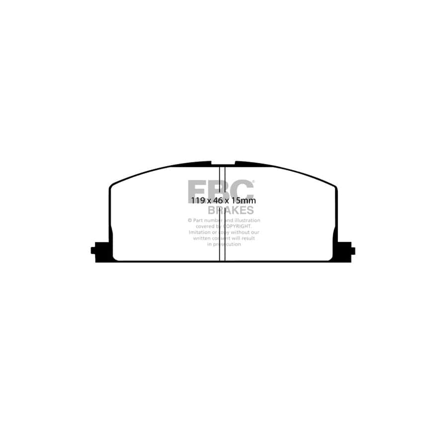 EBC PD11KF918 Toyota Greenstuff Front Brake Pad & GD Disc Kit - Akebono Caliper (Inc. Corolla & Levin) 2 | ML Performance US Car Parts