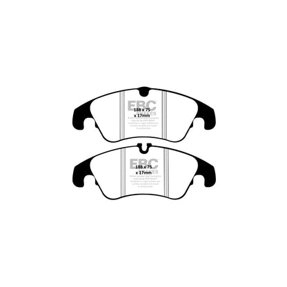 EBC PD13KF307 Ford Focus Mk2 Yellowstuff Front Brake Pad & GD Disc Kit - TRW Caliper 2 | ML Performance US Car Parts