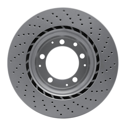 DFC 78-89 Porsche 911/930 Left Rear Drilled GeoSPEC Coated Rotor