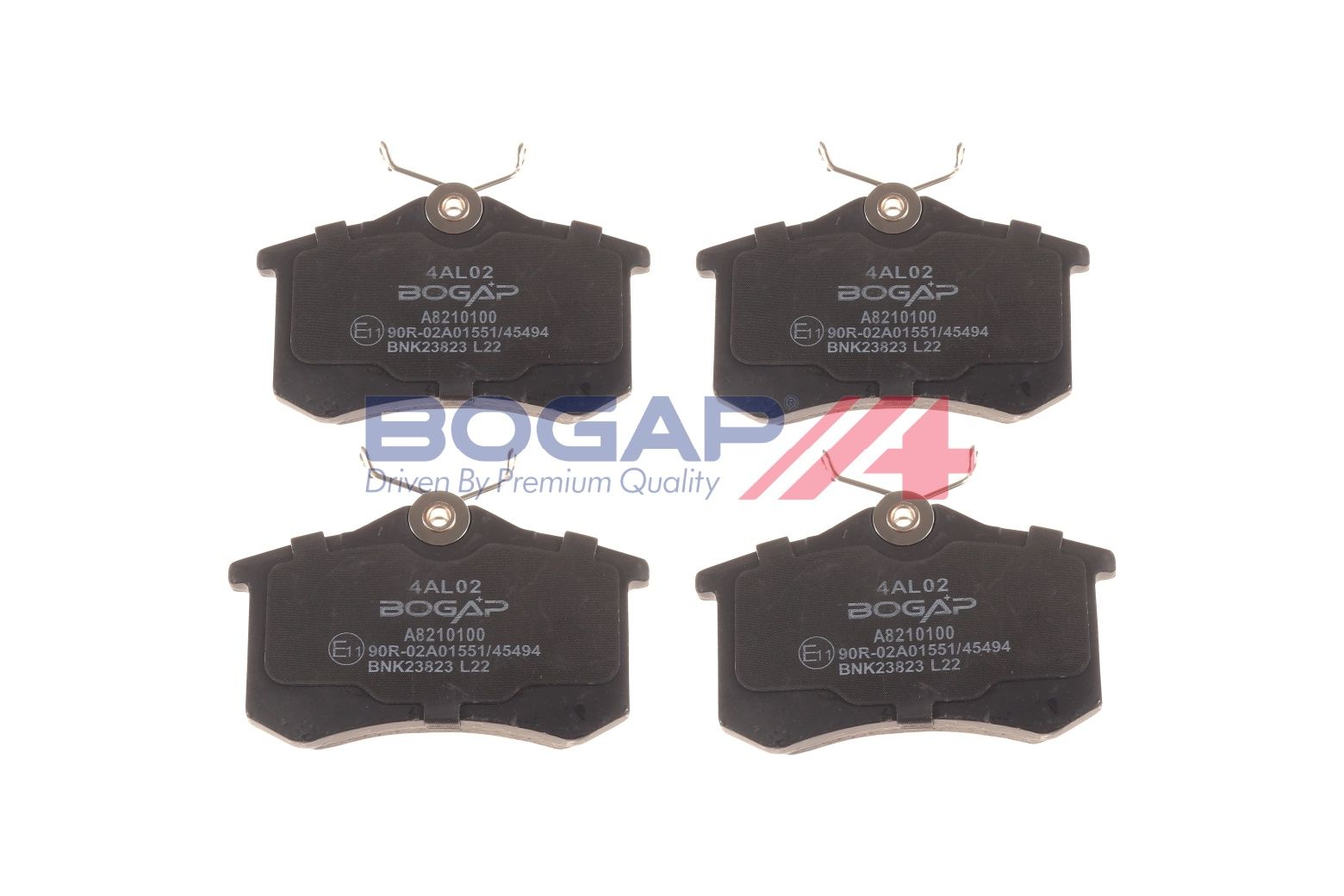 BOGAP A8210100 Brake Pad Set, Disc Brake