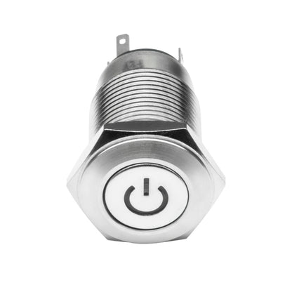 ORACLE Lighting Oracle Pre-Wired Power Symbol On/Off Flush Mount LED Switch - UV/Purple