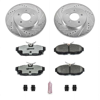 PowerStop Power Stop 11-14 Ford Mustang Rear Z26 Street Warrior Brake Kit