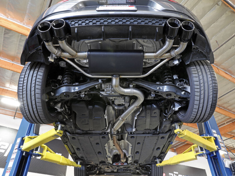 aFe POWER MACH Force-Xp 15-19 Volkswagen Golf R L4-2.0L(T) 304 SS Cat-Back Exhaust System Blue Tips