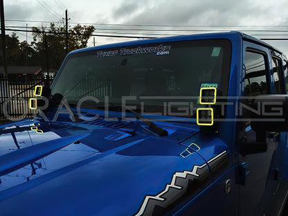 ORACLE Lighting Oracle Off-Road 3in Square WP LED Halo - White