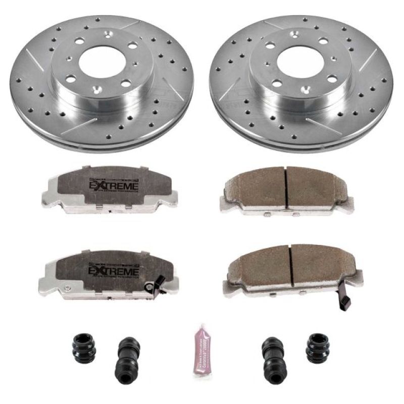 PowerStop Power Stop 88-89 Honda CRX Front Z26 Street Warrior Brake Kit