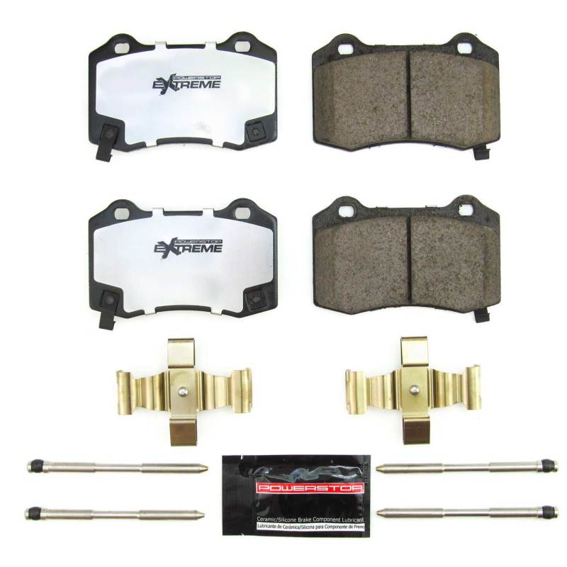 PowerStop Power Stop 18-21 Jeep Grand Cherokee Rear Z26 Extreme Street Brake Pads w/Hardware