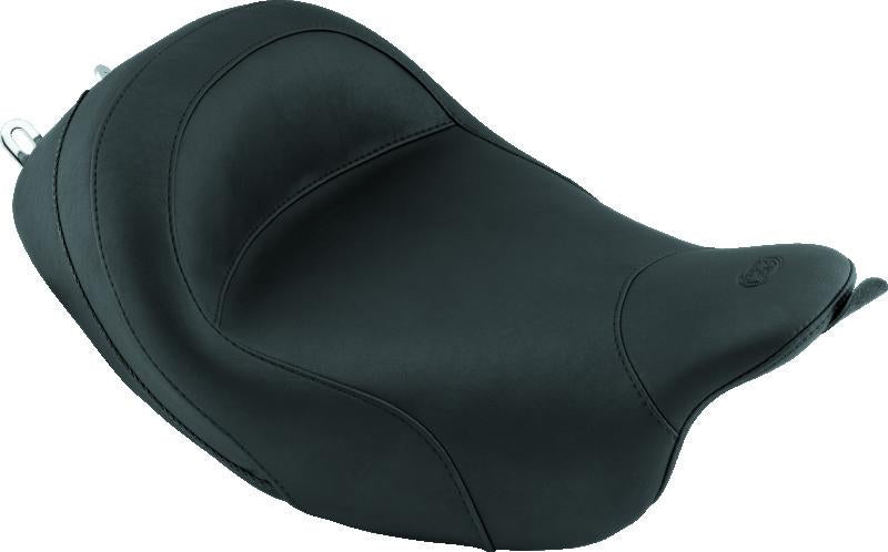 Mustang Motorcycle Mustang 08-21 Harley Electra Glide Std, Rd Glide, Rd King, Street Glide Touring Solo Seat - Black