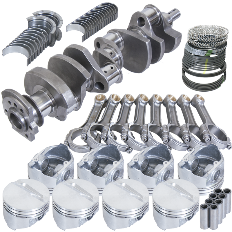 Eagle Chevy 350 3.750in Crank 5.700in I-Beam Rods -7cc Flat Top 4.060in Pistons Rotating Assembly