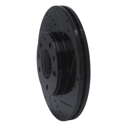R1 Concepts R1 03-05 Mazda 6 Front Right Drilled & Slotted Black Brake Rotor