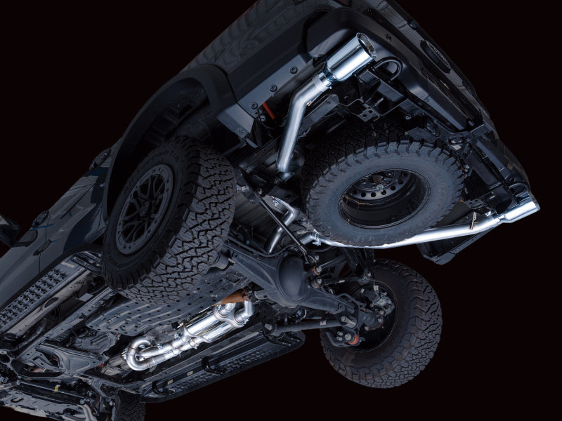 AWE Tuning AWE 2024+ Ford Ranger Raptor 3.0L Switchpath Cat-Back Exhaust - Chrome Silver Tips