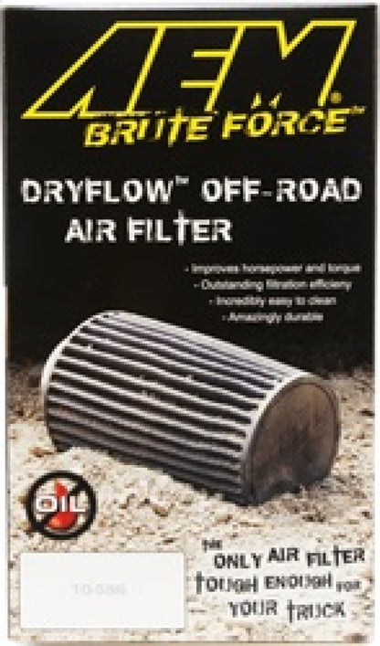 AEM Induction AEM 3.5 in x 9 in Dryflow Conical Air Filter