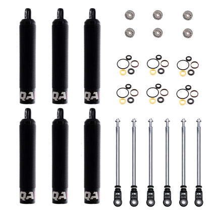 QA1 18.25 Eye-B/Eye-B V-None Dry LD Piston Shock Large Aluminum Coilover 12.38 - 6 Pack