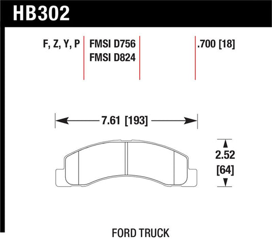 Hawk Performance Hawk Super Duty Street Brake Pads