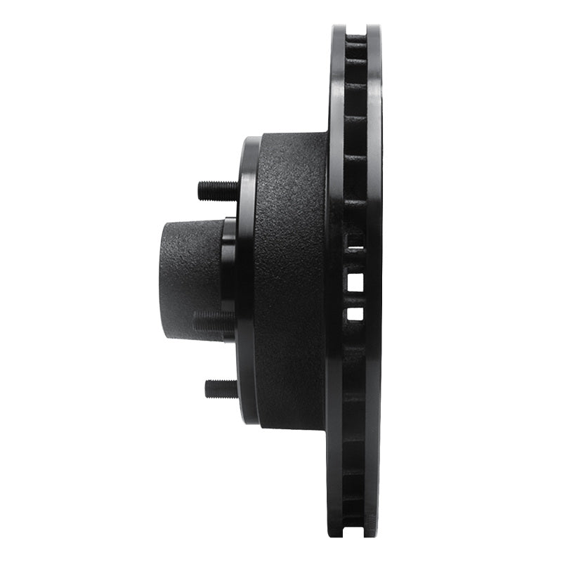 R1 Concepts R1 1978-1990 Buick Estate Wagon Front Left Drilled & Slotted Black Brake Rotor