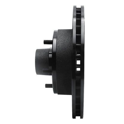 R1 Concepts R1 1978-1990 Buick Estate Wagon Front Left Drilled & Slotted Black Brake Rotor