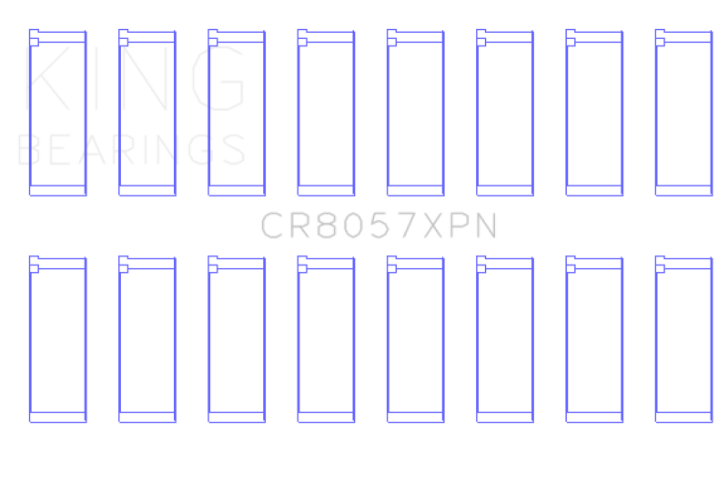 King Engine Bearings GM 6.2 - LT1/LT4 Gen V pMaxBlack Coated Connecting Rod Bearing Set