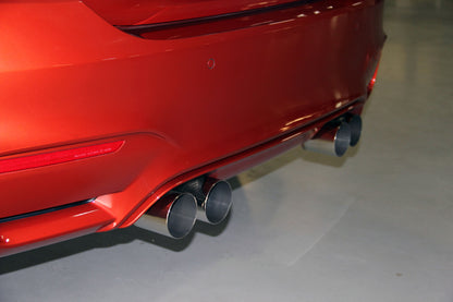 Dinan 15-20 BMW M3/M4 (F80/F82/F83) Free Flow Axleback Exhaust System - Polished Tips