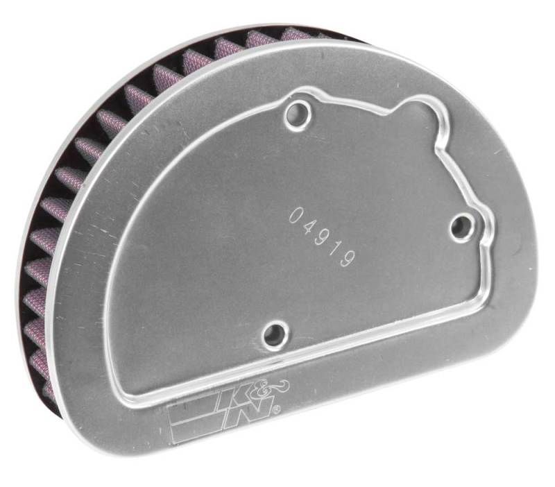 K&N Engineering K&N Replacement Unique Air Filter 6.625in L x 4.75in W x 1.625in H with 1 Flange for Harley-Davidson