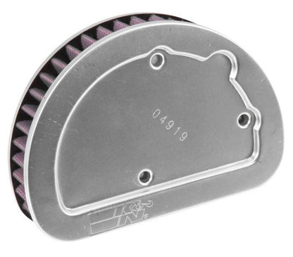 K&N Engineering K&N Replacement Unique Air Filter 6.625in L x 4.75in W x 1.625in H with 1 Flange for Harley-Davidson