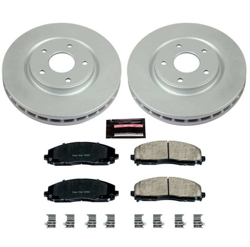 PowerStop Power Stop 17-19 Chrysler Pacifica Front Z17 Evolution Geomet Coated Brake Kit