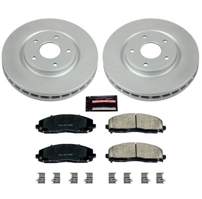 PowerStop Power Stop 17-19 Chrysler Pacifica Front Z17 Evolution Geomet Coated Brake Kit